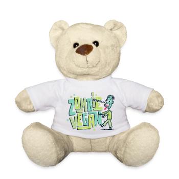 Zombie végan - Nounours - blanc - Devant