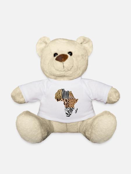 Afrika - Teddy - Weiß