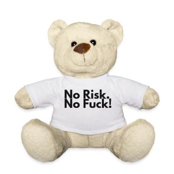NRNF Text T Shirt - Teddy Bear - white - Front