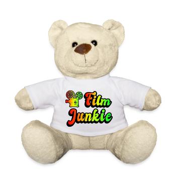Film Junkie Rainbow Design - Teddy Bear - white - Front