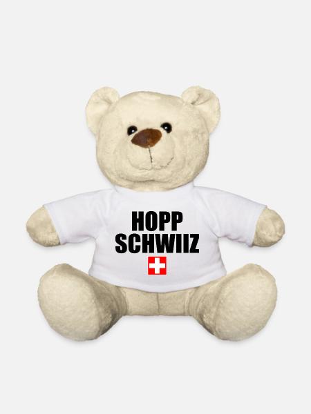 Hopp schwiiz - Teddy - Weiß