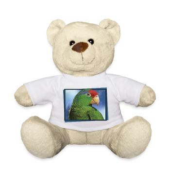 The Tamaulipas parrot - Teddy Bear - white - Front