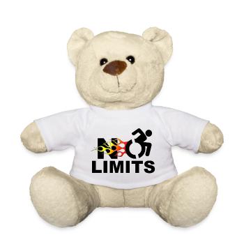 Aucune limite pour cet utilisateur de fauteuil roulant # - Nounours - blanc - Devant