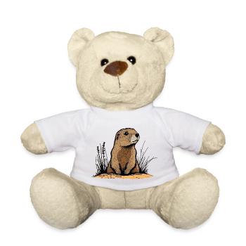 Murmeltier - Teddy - Weiß - Vorne