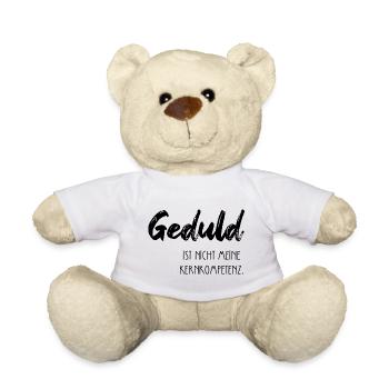 Abstrakte Farbenspiel Druckdesign - Teddy - Weiß - Vorne