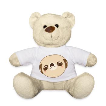 Mignon paresseux Kawaii Cartoon Animal Love 5 - Nounours - blanc - Devant