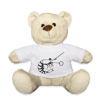 Madame the Shrimp - Teddy Bear - white - Front