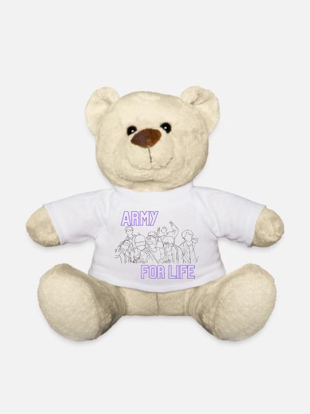 Army for life - Nounours - blanc