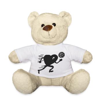 Love of Basketball - Teddy Bear - white - Front