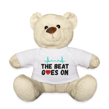 Operation am offenen Herzen - Herzschlag - Teddy - Weiß - Vorne