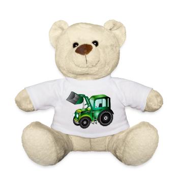 Tracteur à chargement frontal pour tracteurs et ventilateurs agricoles - Nounours - blanc - Devant