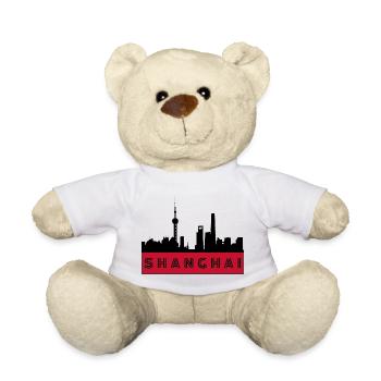 Stadt Shanghai - China - Teddy - Weiß - Vorne