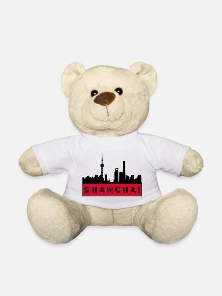 Ville Shanghai - Chine - Nounours - blanc