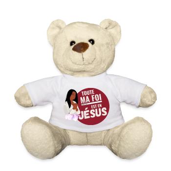 Foi en JESUS - Nounours - blanc - Devant