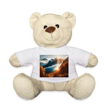 The earth has music for those who listen - Teddy - Weiß - Vorne