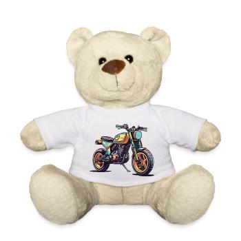 Moto - Nounours - blanc - Devant