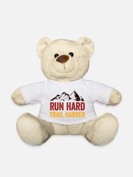 Laufen Sie hart. Härterer Trail. - Teddy - Weiß