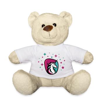 Licorne magique moderne - Nounours - blanc - Devant