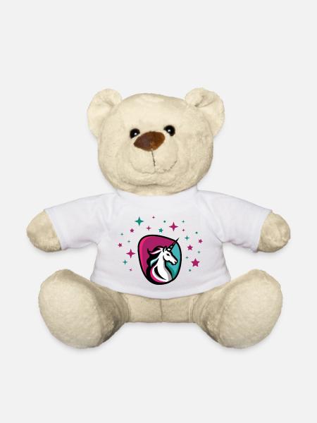Licorne magique moderne - Nounours - blanc