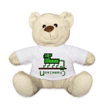Chamäleon-Logo - Teddy - Weiß - Vorne