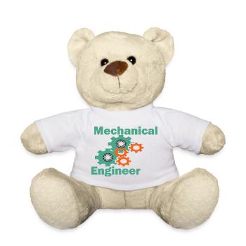 Mechanical Engineering Funny Engineer - Teddy Bear - white - Front