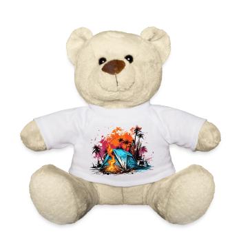 House on Wheels. Van life adventure. - Teddy Bear - white - Front