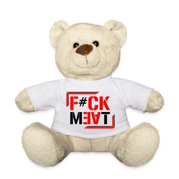 F#CK MEAT - Teddy Bear - white - Front