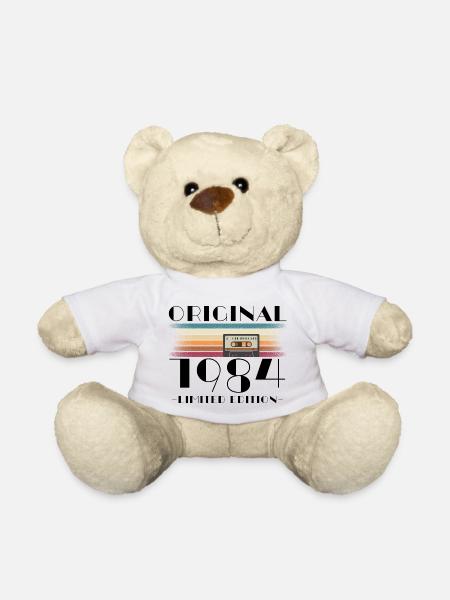 Vintage Original 1984 Jahrgang Geschenk Retro - Teddy - Weiß