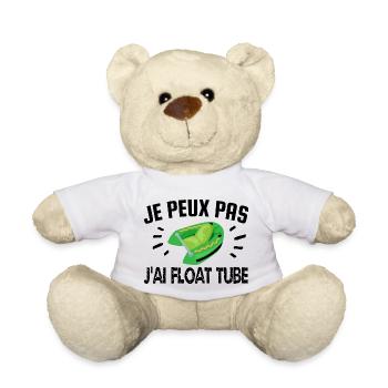 je peux pas j'ai float tube - Nounours - blanc - Devant