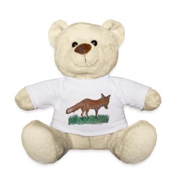 Ich bin nur ein Fuchs - Teddy - Weiß - Vorne
