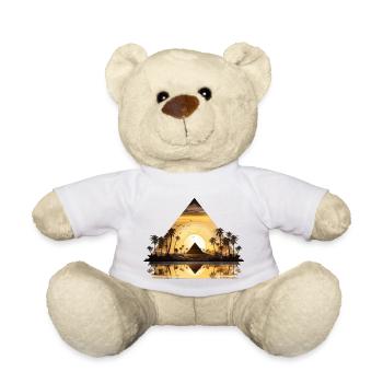 Egypt Egypt Isis Pharaohs Pharaoh Pyramid Africa - Teddy Bear - white - Front