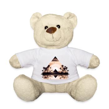 Egypt Egypt Isis Pharaohs Pharaoh Pyramid Africa - Teddy Bear - white - Front