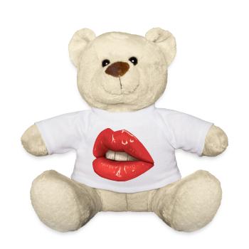 Lippen - Teddy - Weiß - Vorne