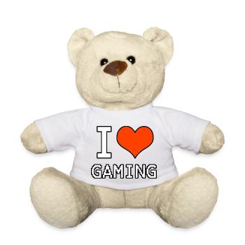 I love Gaming - Teddy - Weiß - Vorne