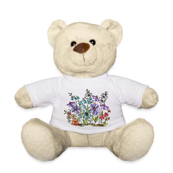 Blumen - Teddy - Weiß - Vorne