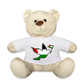 Free palestine - Teddy Bear - white - Front