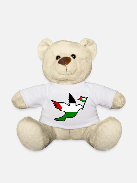 Free palestine - Nounours - blanc