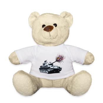 Panzer Blumenstrauss - Teddy - Weiß - Vorne