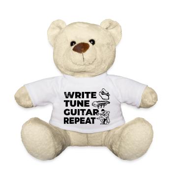 L’amour du guitariste - Nounours - blanc - Devant