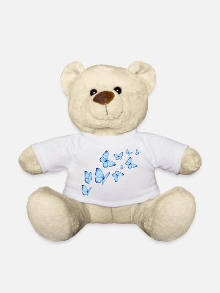 Schmetterlinge - Teddy - Weiß