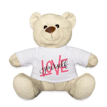 LOVE yourself - Teddy - Weiß - Vorne