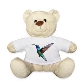Hummingbird - Teddy Bear - white - Front