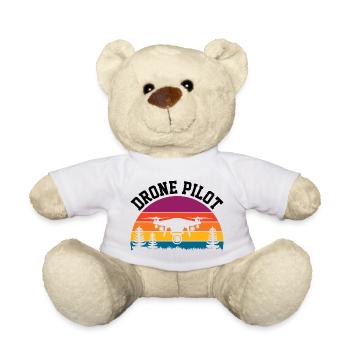 Drohnen-Pilot - Teddy - Weiß - Vorne