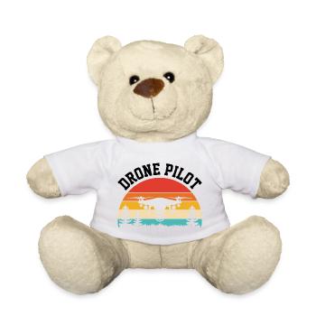 Drohnen-Pilot - Teddy - Weiß - Vorne