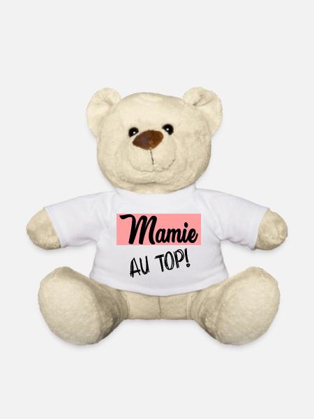 MAMIE. MAMAN. FÊTE DES MÈRES - Nounours - blanc