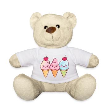 Die drei Eisfreunde! - Teddy - Weiß - Vorne
