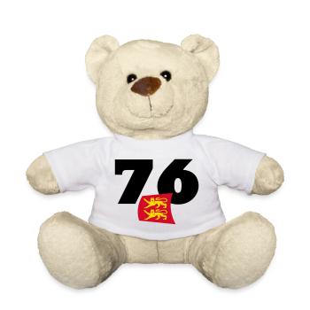 Seine-Maritime - Normandie - Frankreich - Teddy - Weiß - Vorne