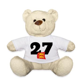 Normandie - Eure - 27 - Teddy - Weiß - Vorne