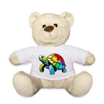 Turtle - Teddy Bear - white - Front