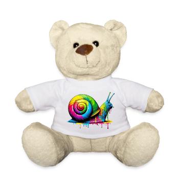 Schnecke - Teddy - Weiß - Vorne